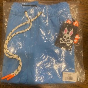 NWT Men’s Psycho Bunny Swim Trunks Size XXS Blue